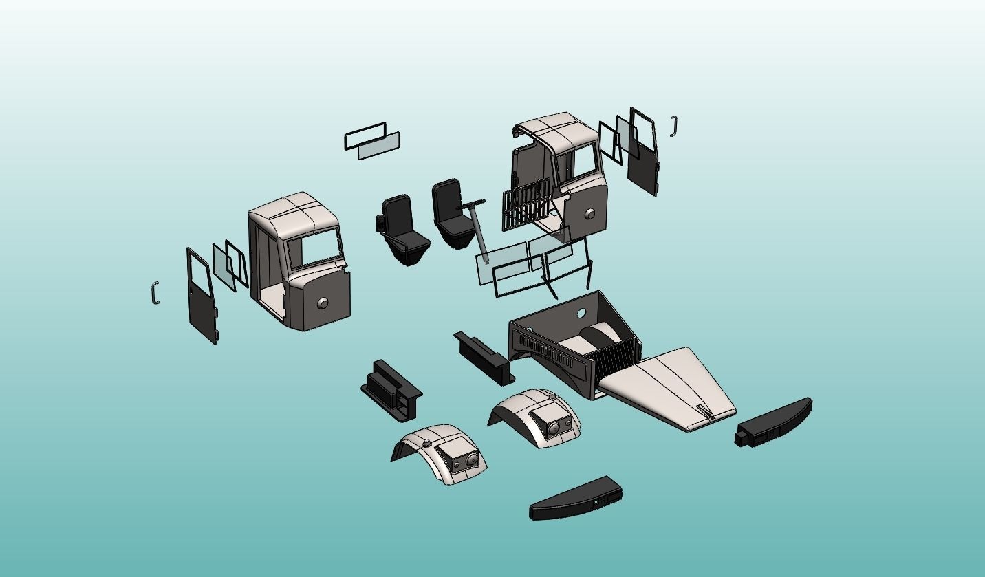 KRAZ 256 3D model 3D printable | CGTrader