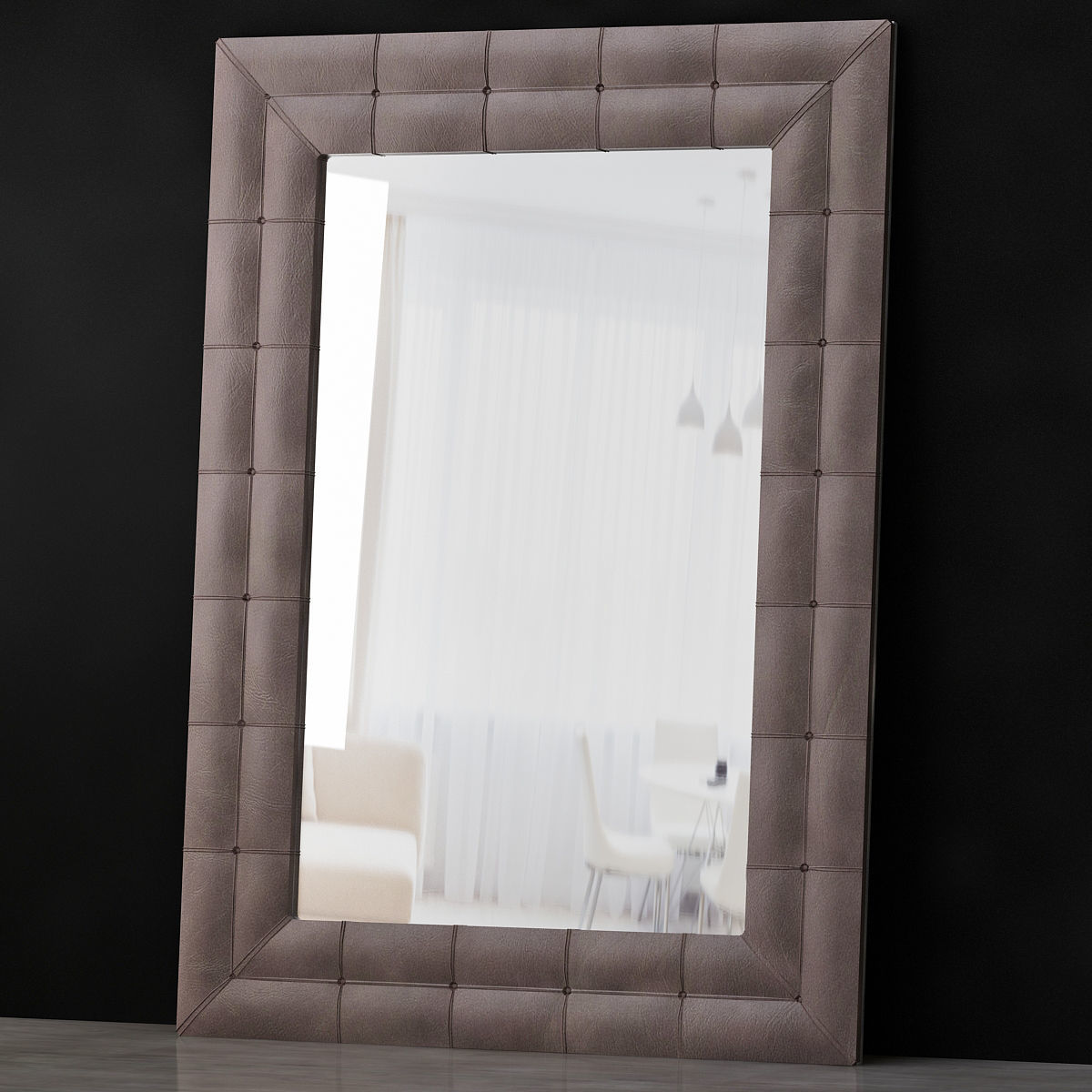 Mirror PASHA RIM low poly 3d model