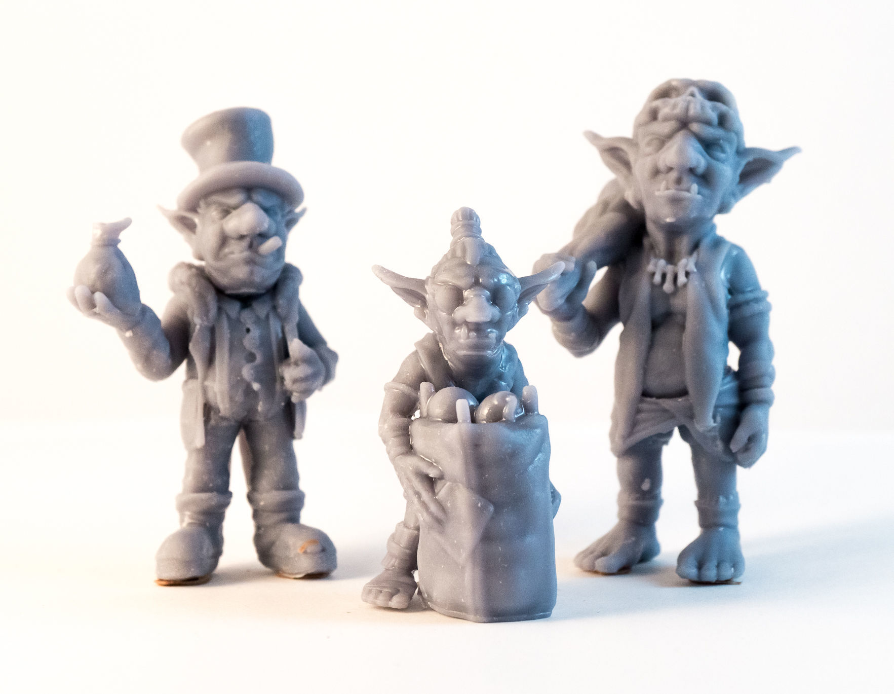Team Goblin - 3D Printable Characters - 3 characters