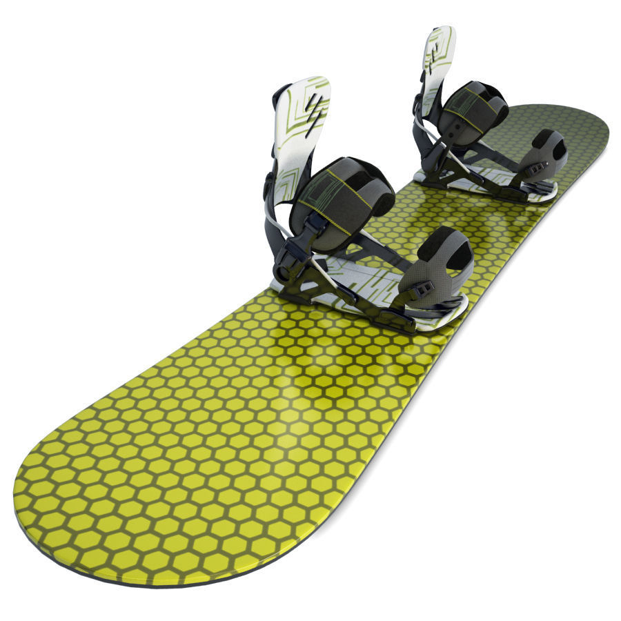 Snowboard Equipment 3D model CGTrader