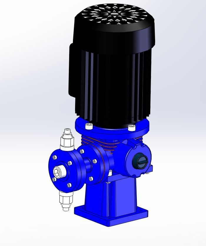 CHLORINE DOSING PUMP 3D model 3D printable SLDPRT