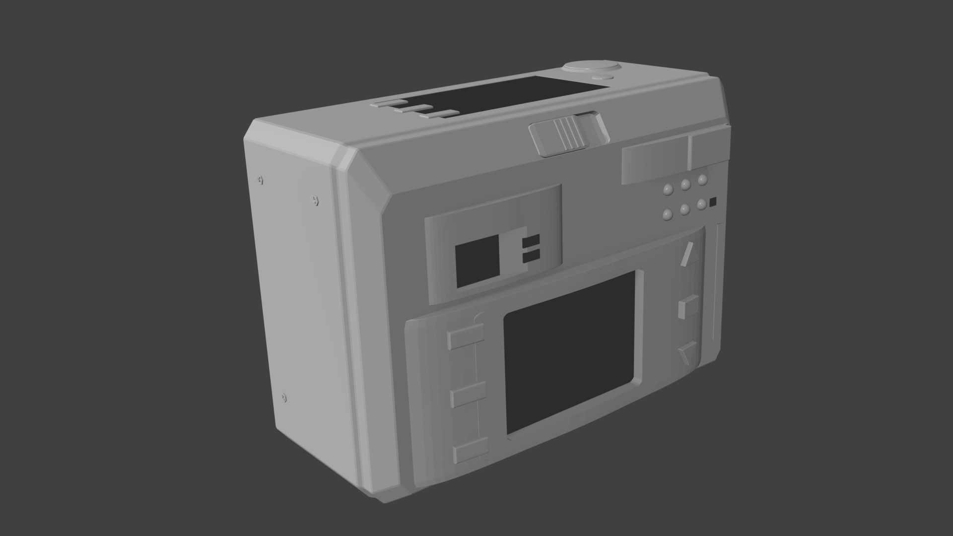 camera Low-poly 3D model