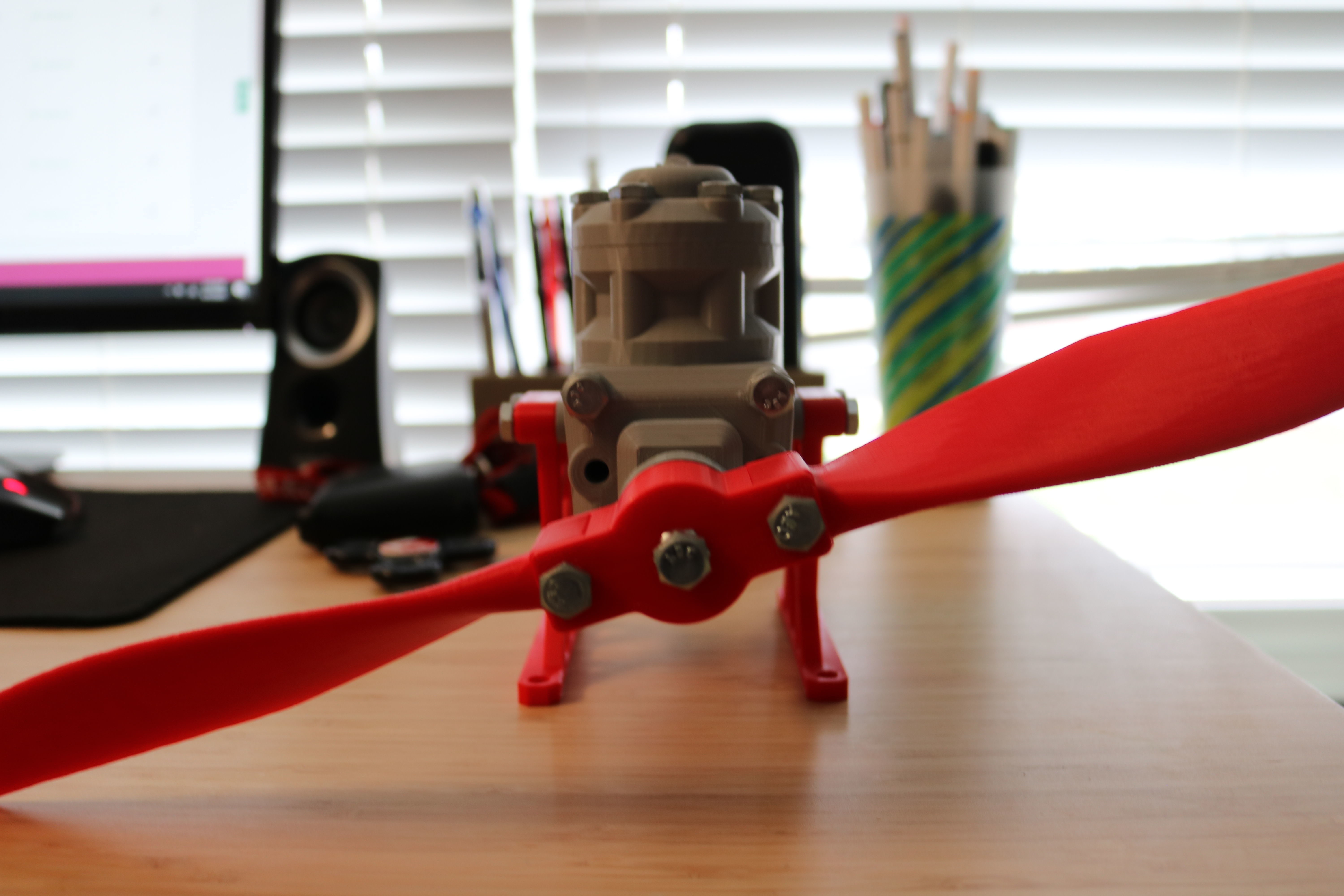 GT V2 Compressed Air Engine working model 3D model 3D printable CGTrader