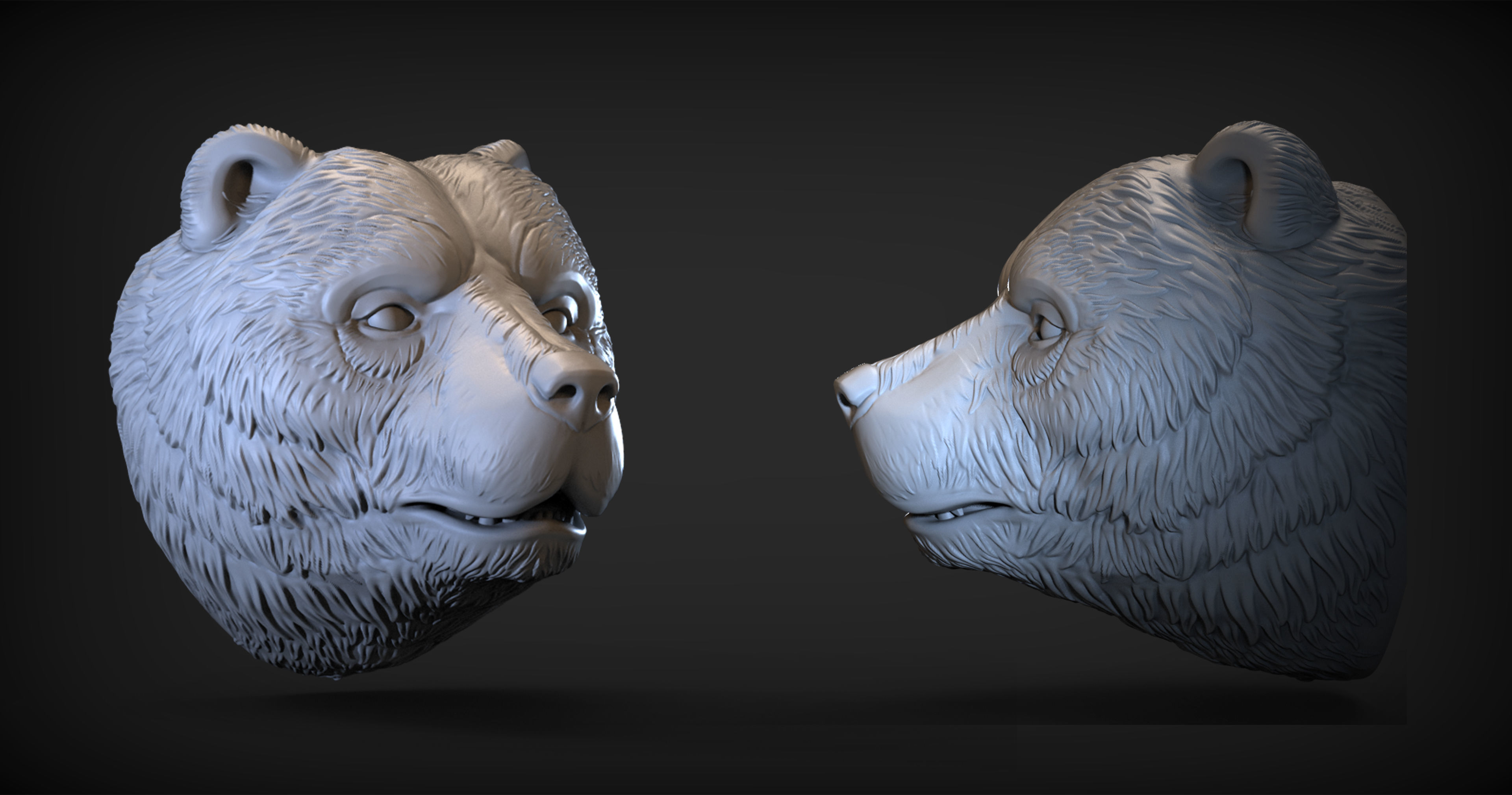 Bear head 2