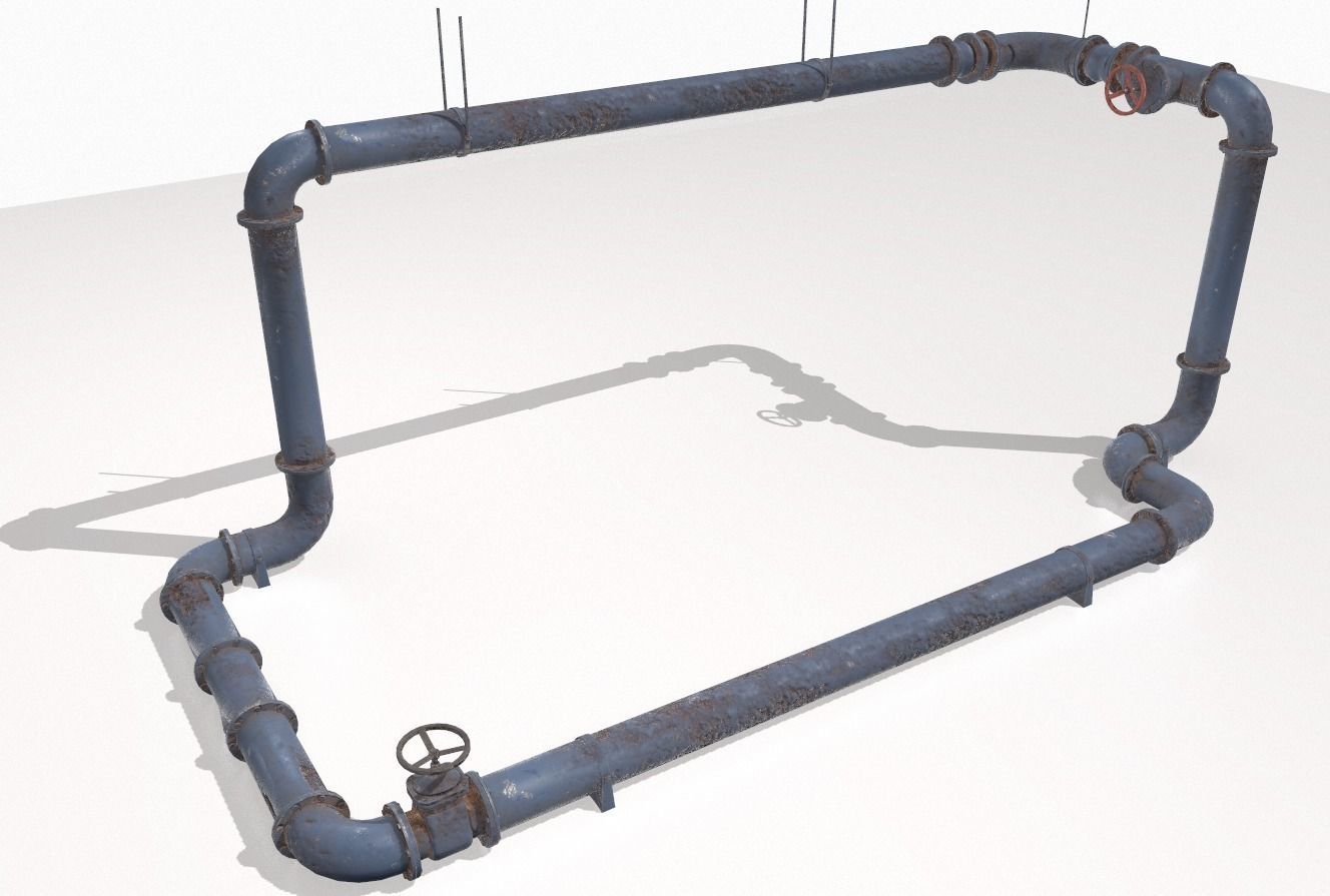 Modular rusty pipes pack 1