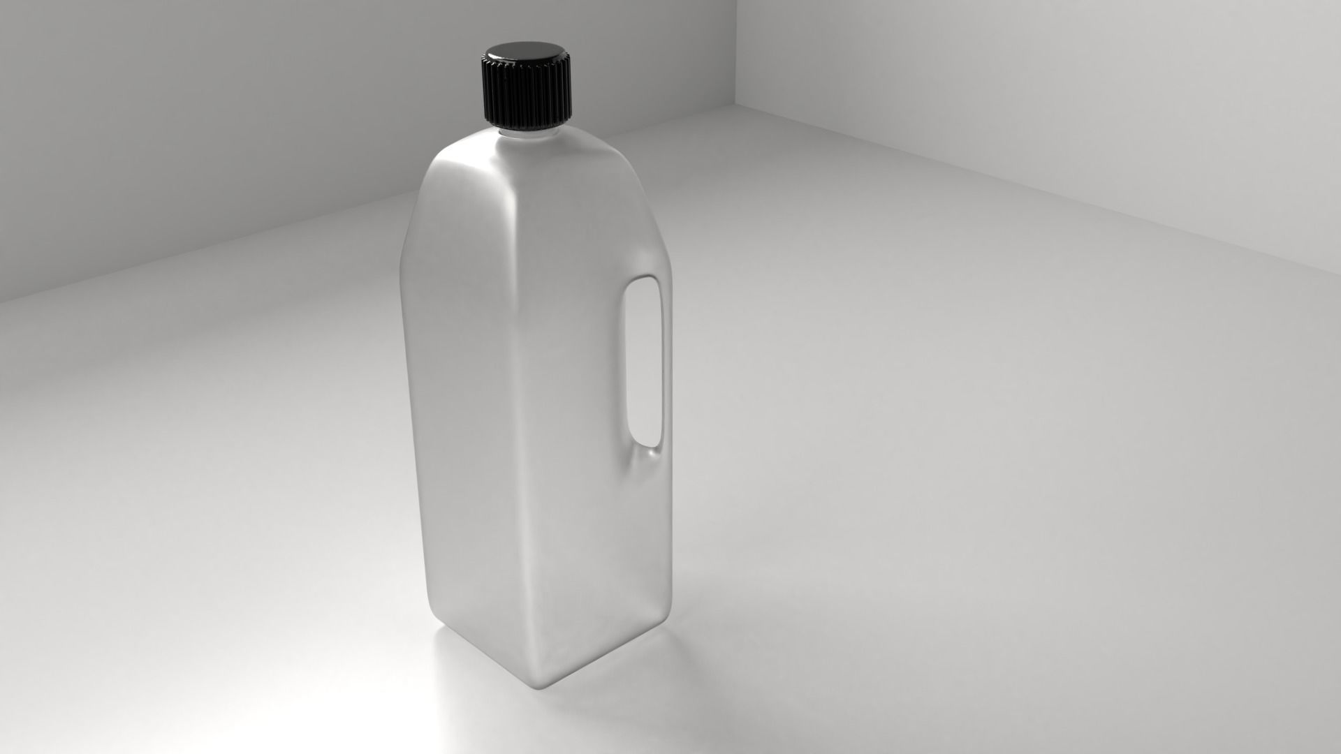 Bottle 8 plastic 3D model CGTrader