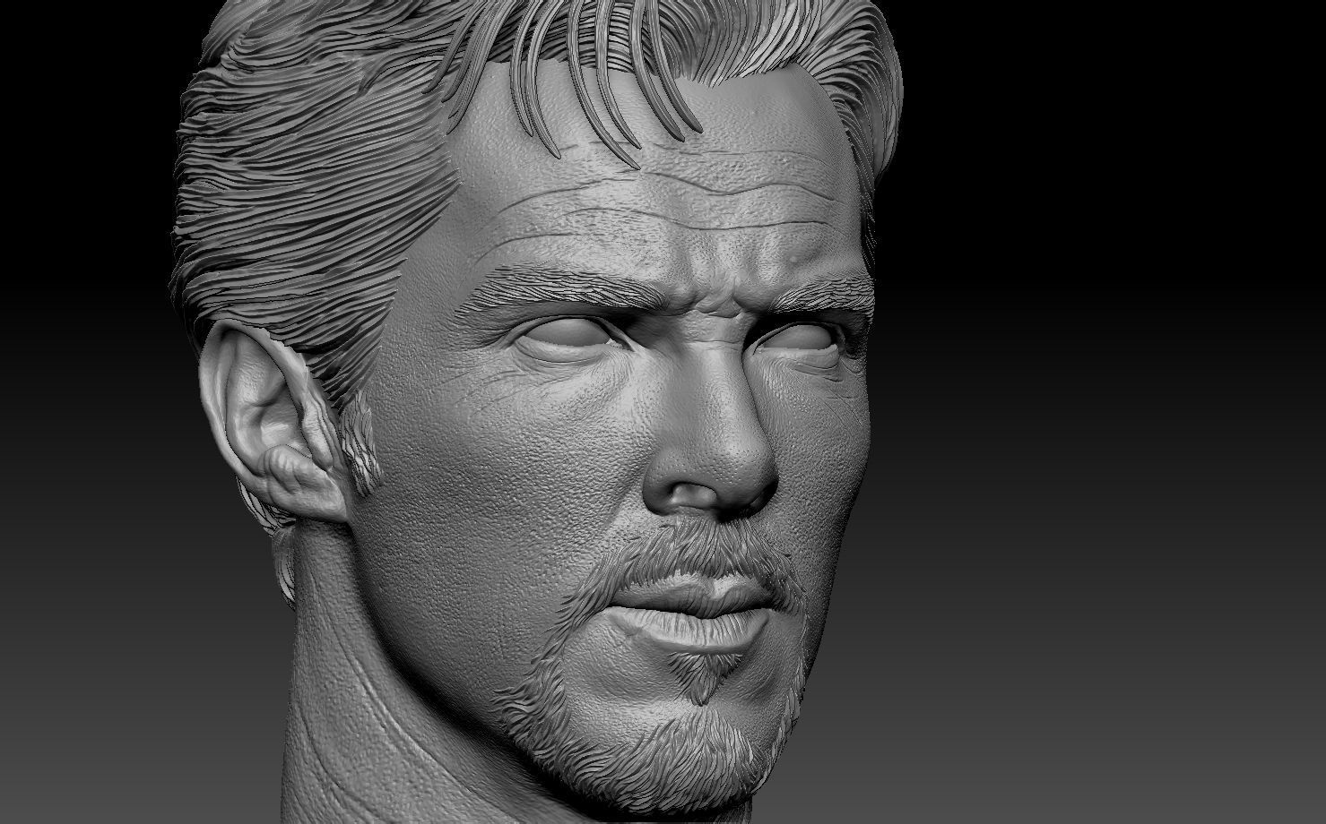 3D print model Doctor Stephen Strange Benedict Cumberbatch