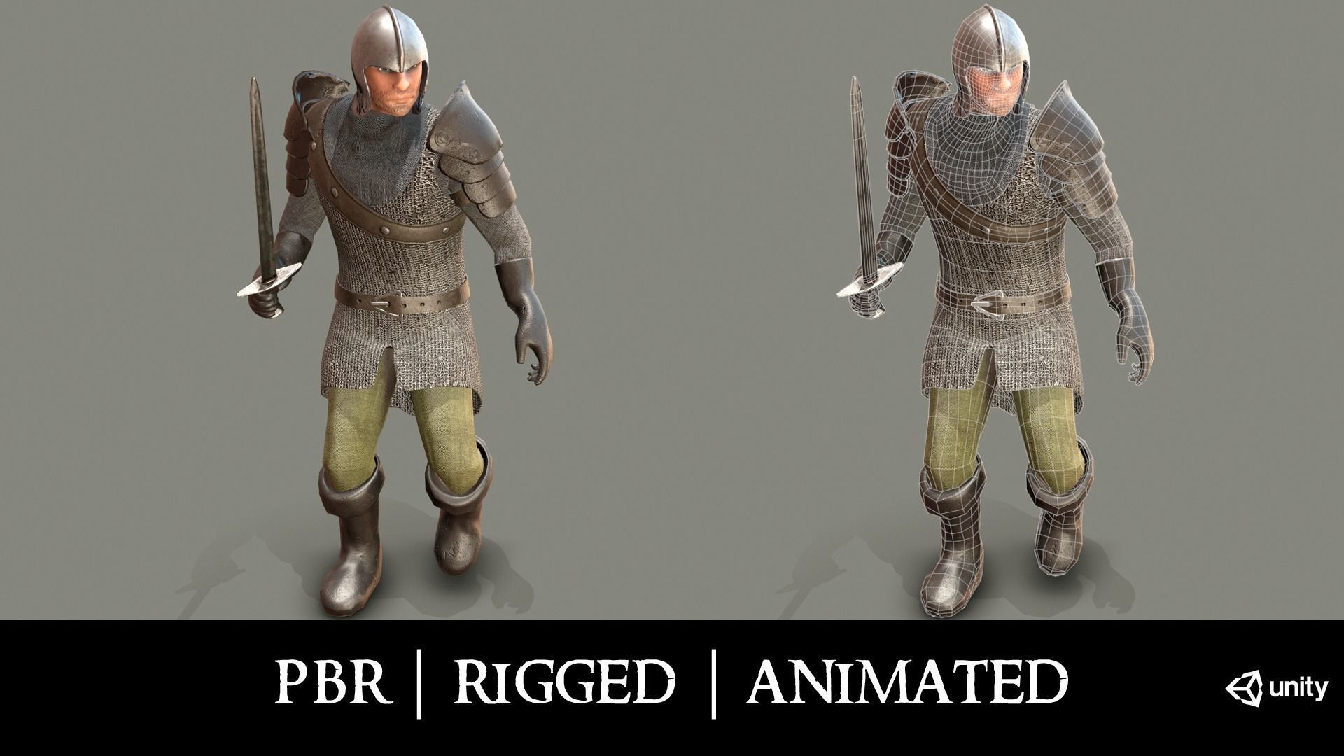 Medieval Knight in Chainmail