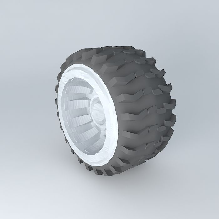 Truck Wheel Free 3D model