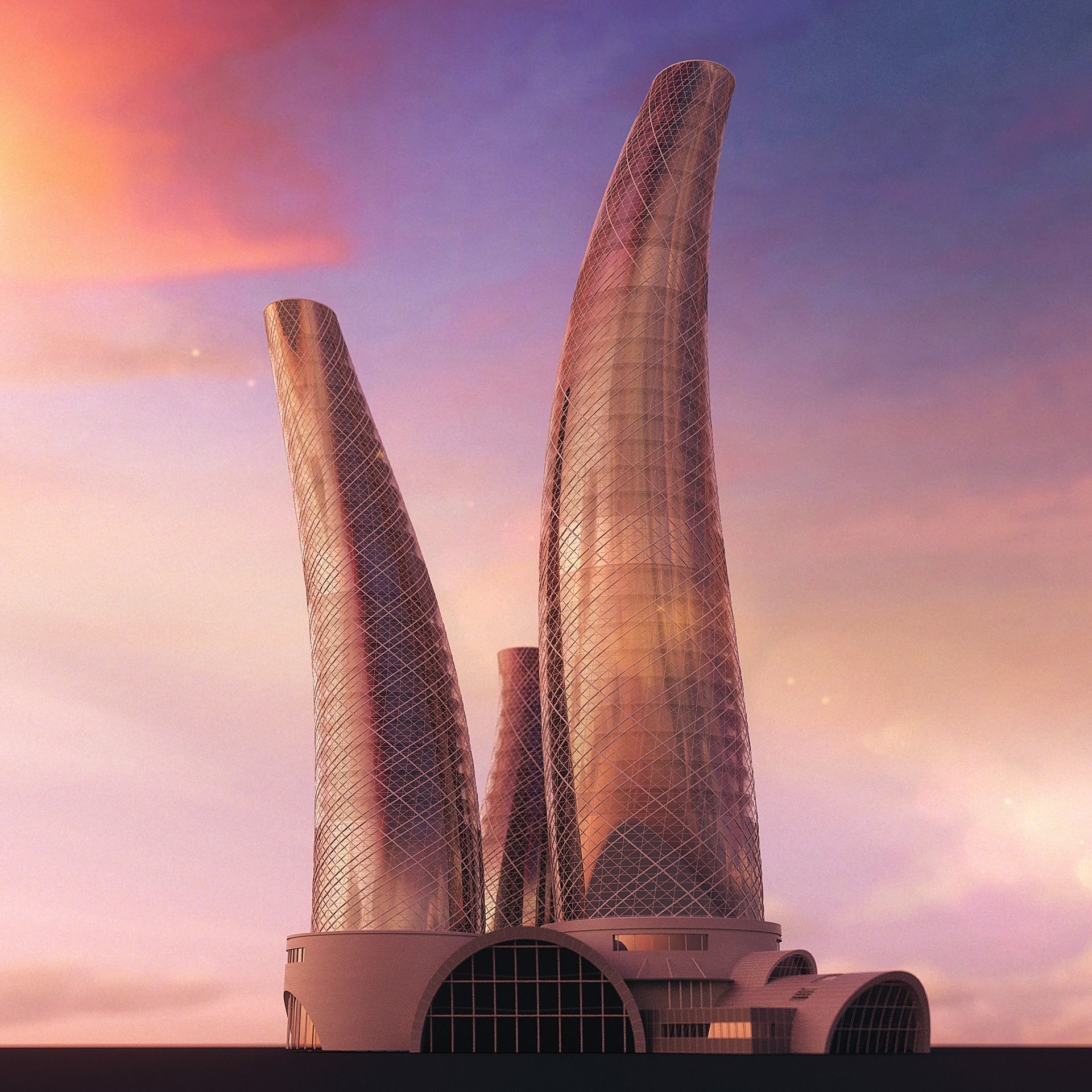 Zasart Center 3D model