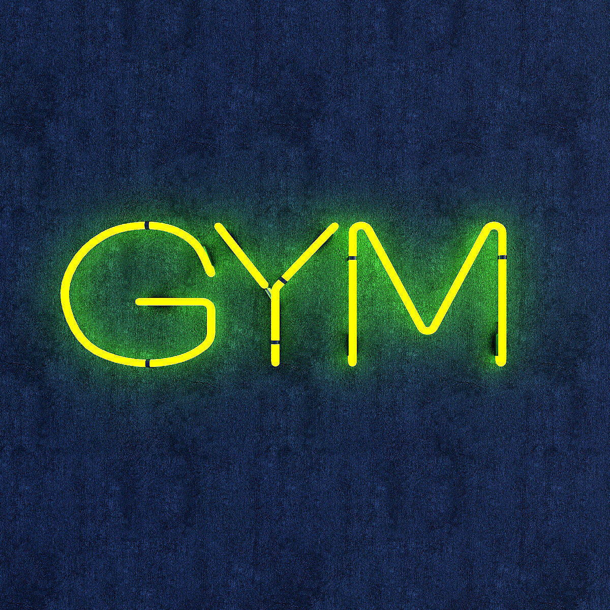 3D model Gym Neon Sign | CGTrader