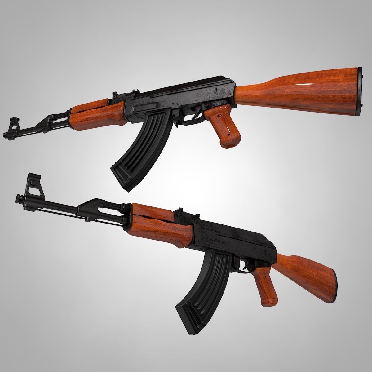 Rifles Collection Army Weapons 3D model | CGTrader