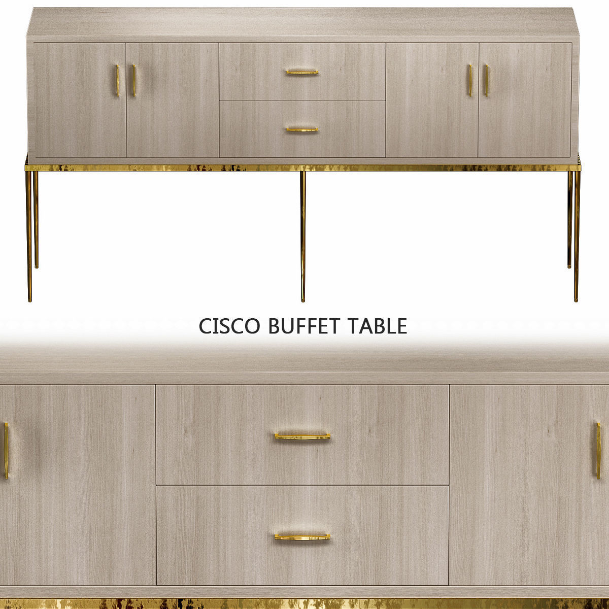 Realtime Cisco Buffet Table Low Poly 3d Model Cgtrader
