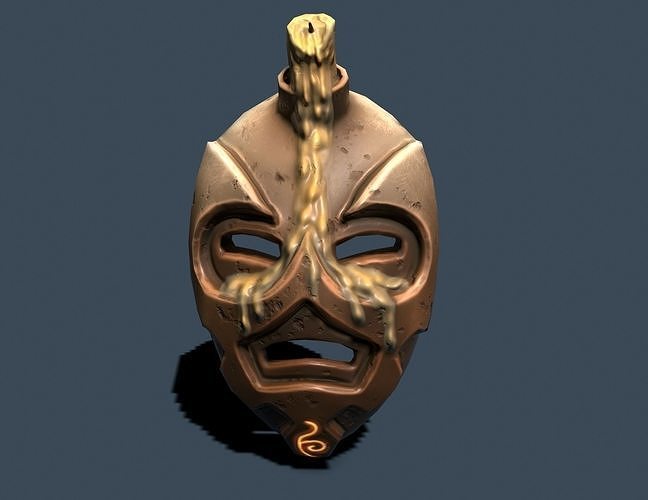 3D model Candle mask VR / AR / low-poly | CGTrader