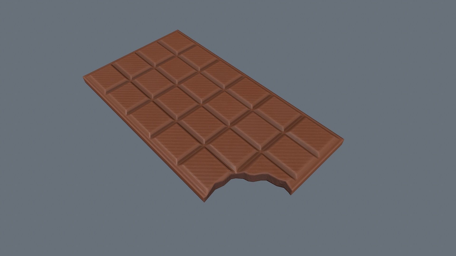 Bitten Chocolate Bar