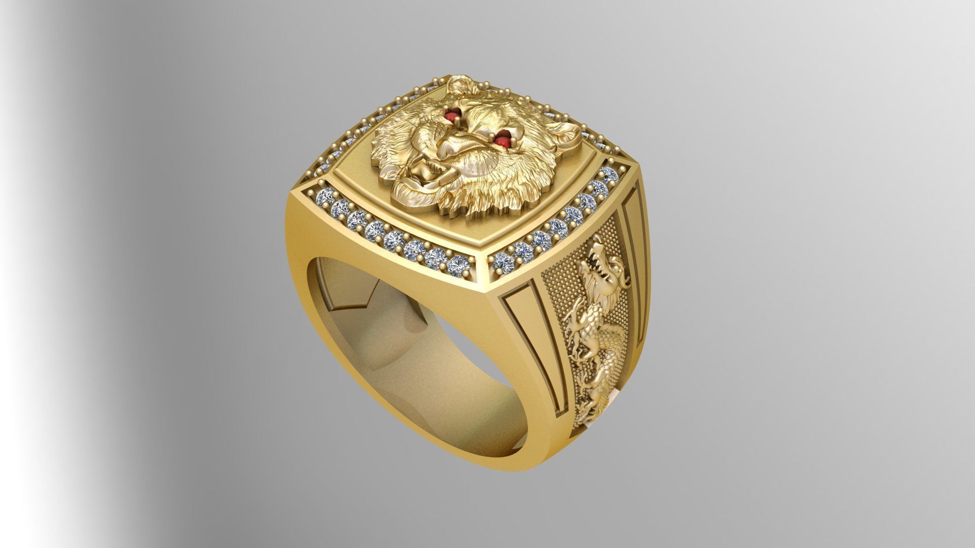 Ring Man tiger 3D model