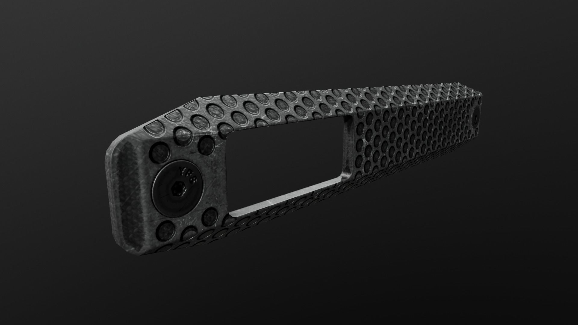 3D model Railscales XOS MLOK Grip Panels VR / AR / lowpoly CGTrader