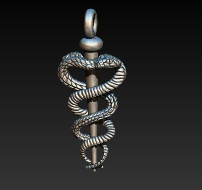 Snake pendant