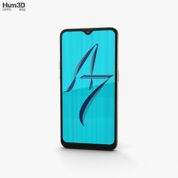 Oppo A7 Glaring Gold
