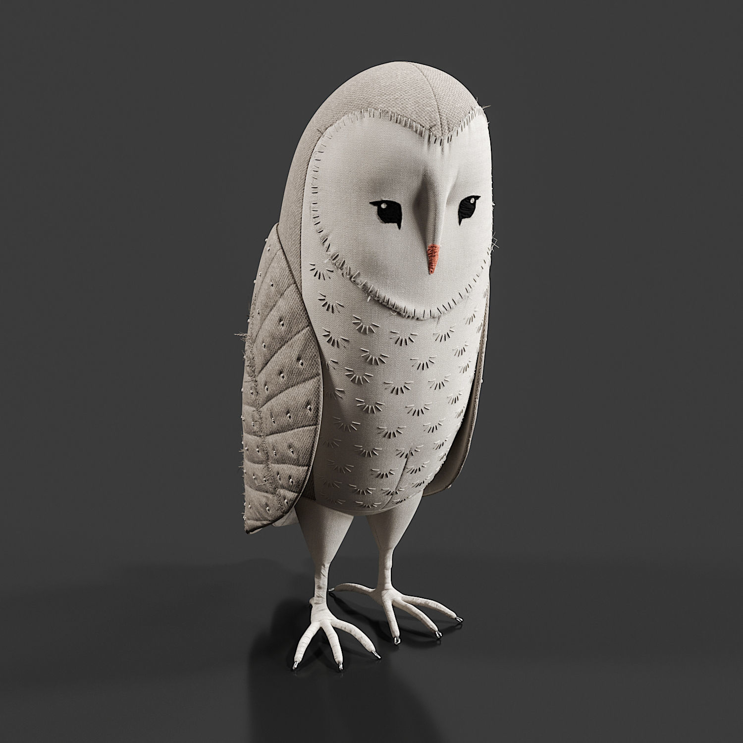 Owl handmade 3D model MAX OBJ FBX BLEND MAT