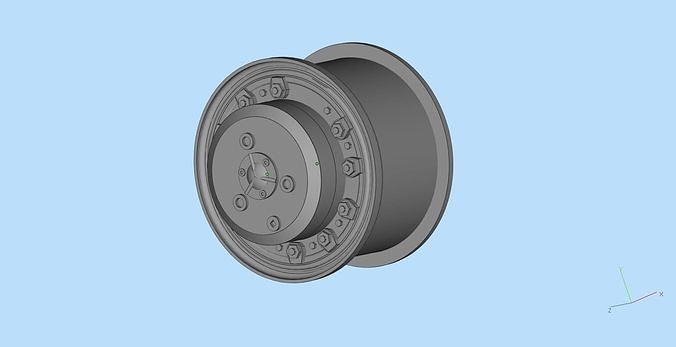 Printable 3d model rims for Soviet Truck MAZ-537 Three vers 3D model 3D ...