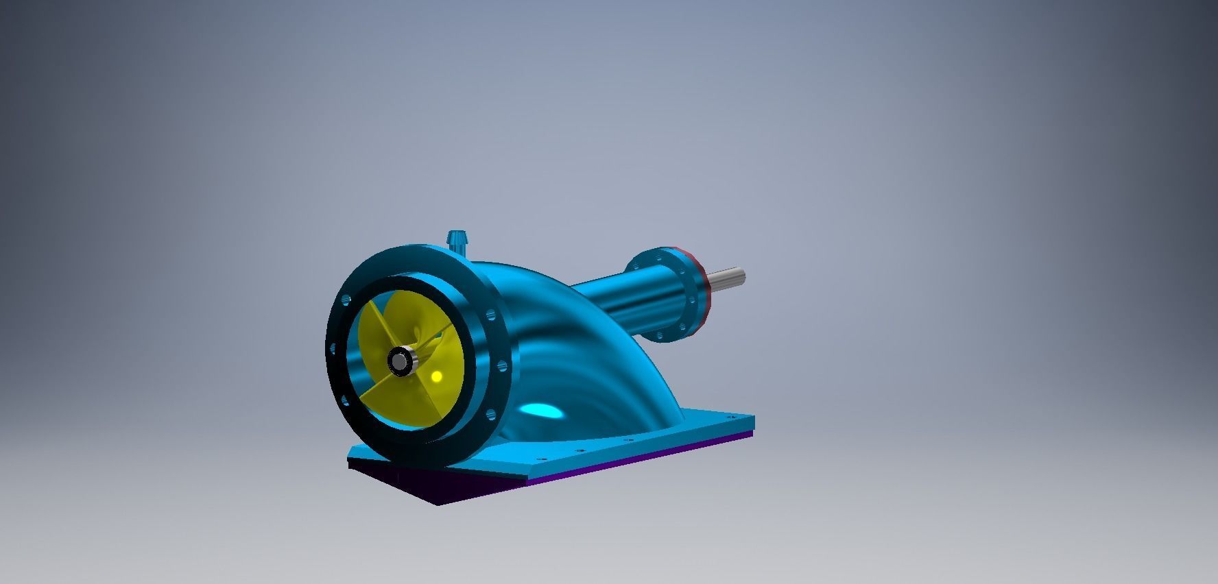 WATER JET PROPULSION 60MM 3D model 3D printable animated CGTrader