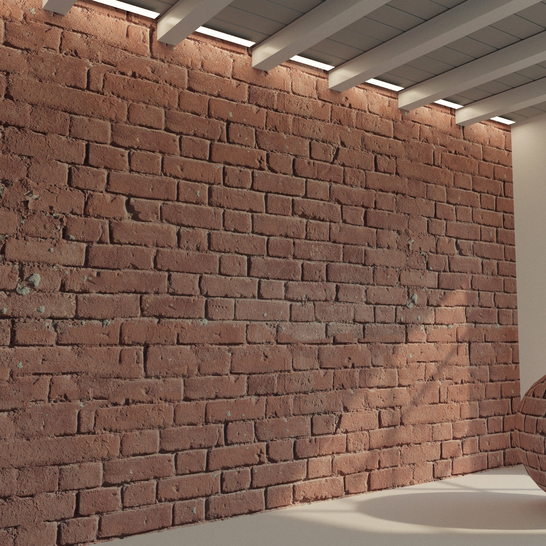 3D model Brick wall Old brick 66 CGTrader