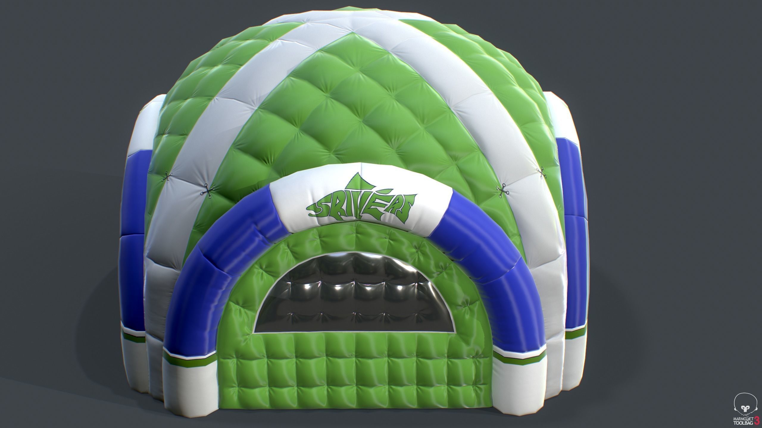 3D model Inflatable Tent Collection VR / AR / low-poly | CGTrader