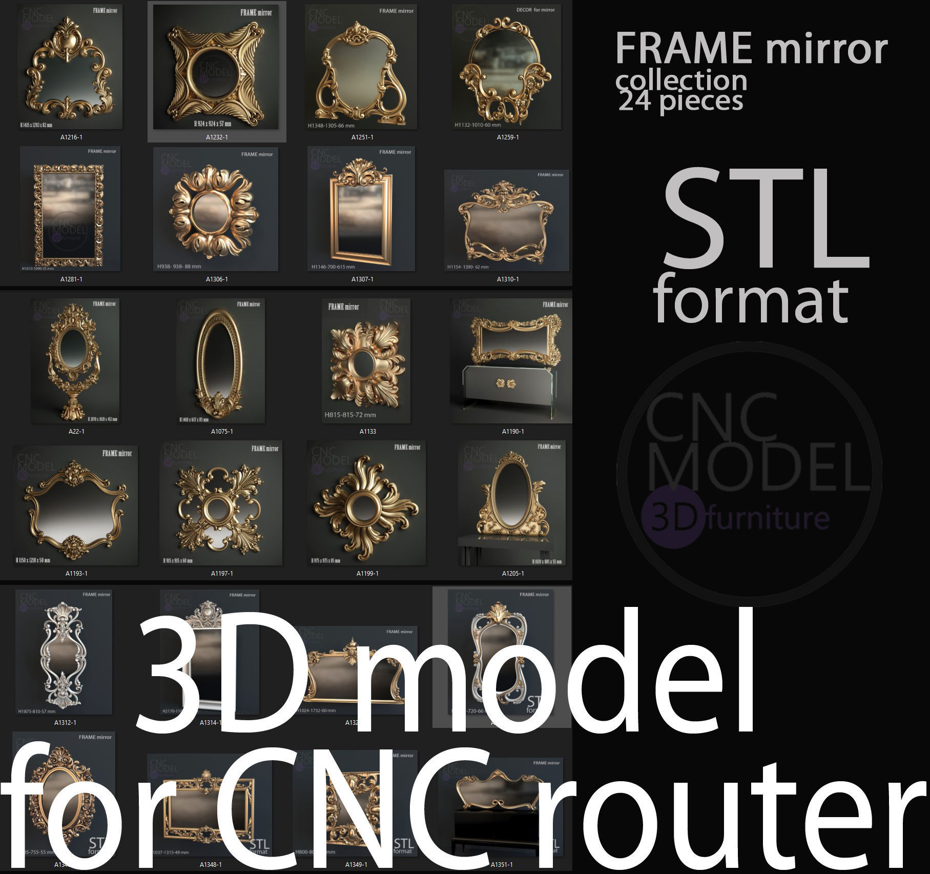 Frame mirror