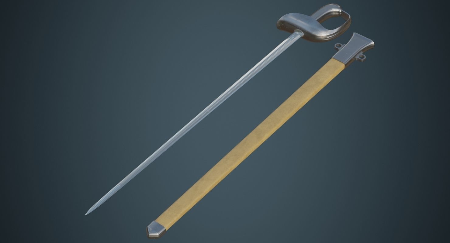 3D model Saber 2A VR / AR / low-poly | CGTrader