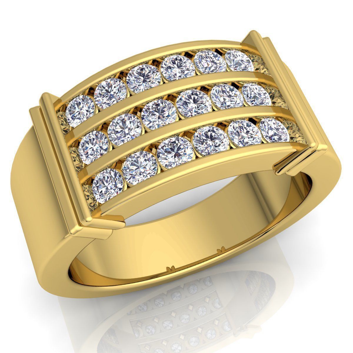 Diamond Ring 3d model 3D print model