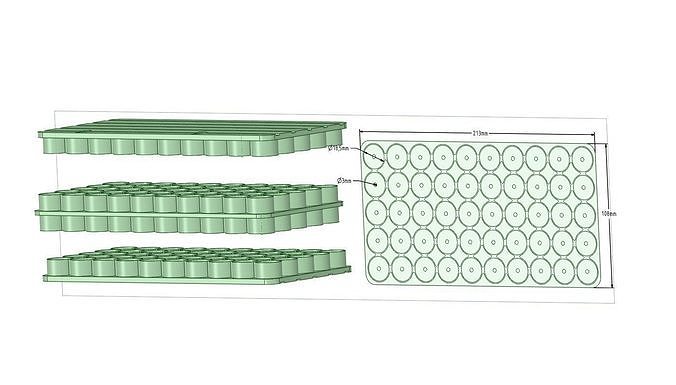 18650 Battery Pack large 3D model 3D printable | CGTrader