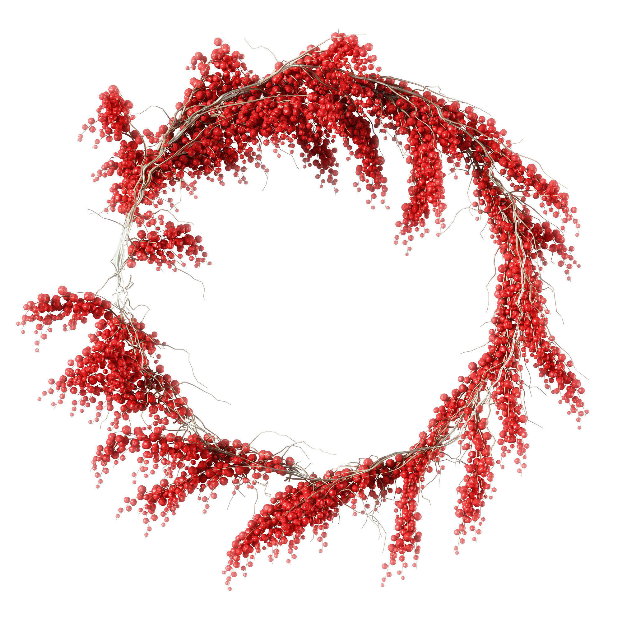 Christmas Wreath With Berries