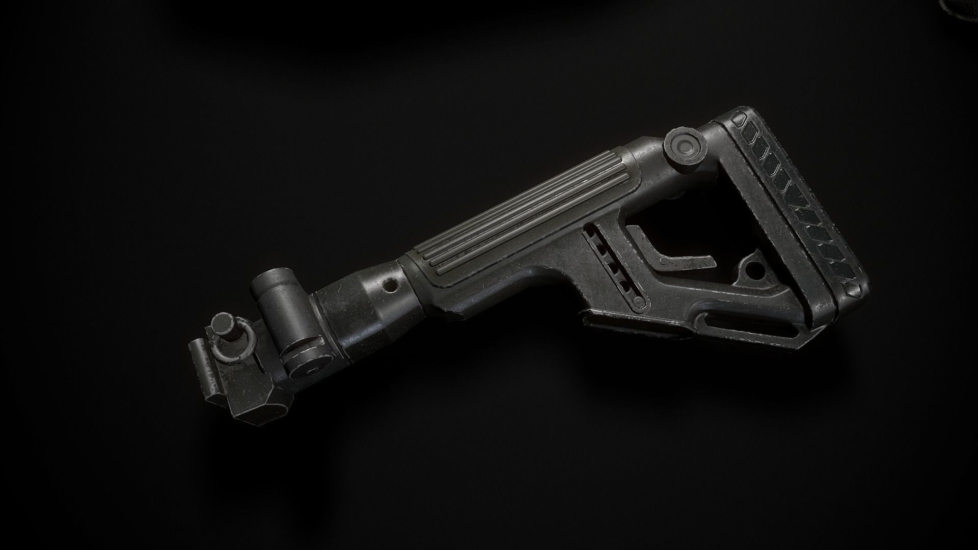 Butt of the rifle AK