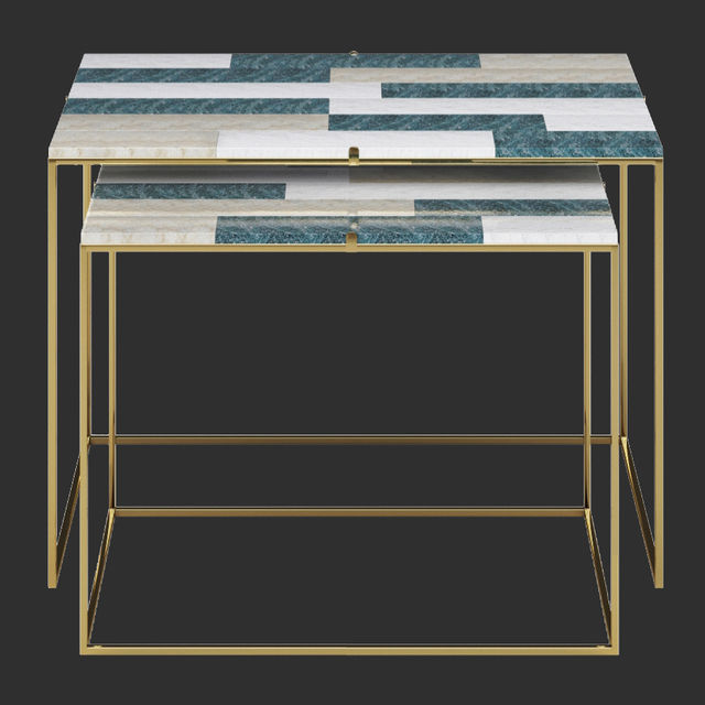 ZARA HOME marble tables 3D model CGTrader