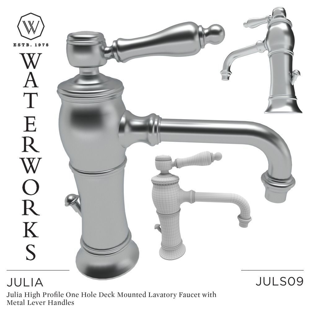 3d Julia Faucet Cgtrader