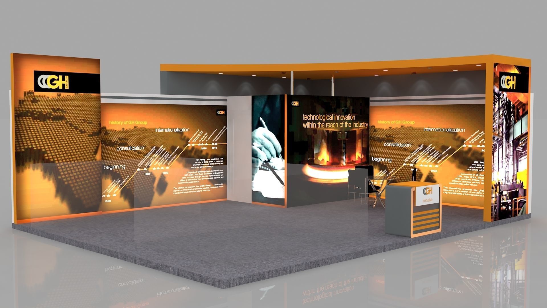 Exhibition Stall 3D model