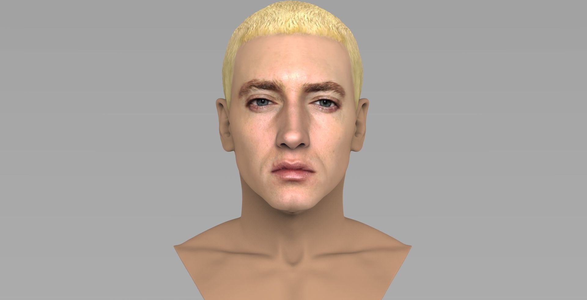 Eminem bust ready for full color 3D printing 3D print model