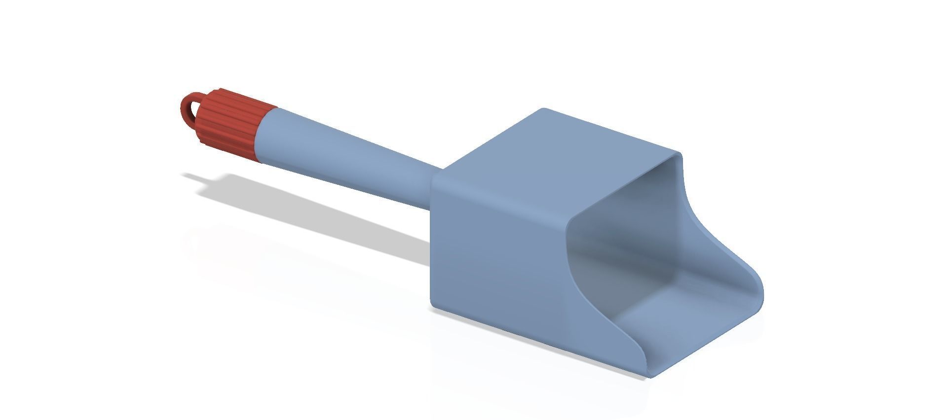scoop with funnel for small boats and yachts 3d print and cnc