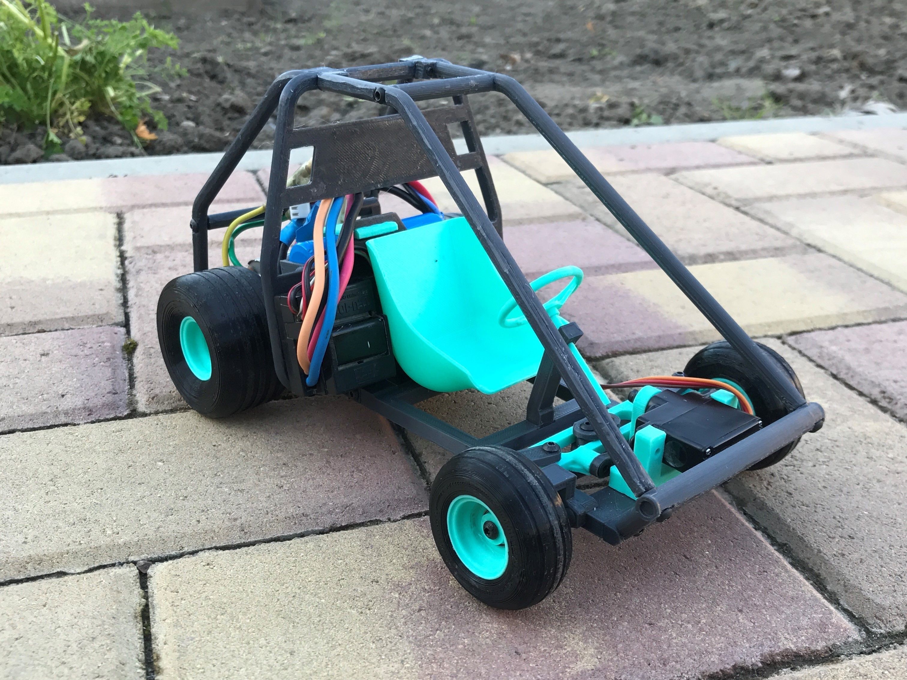 RC Go Kart 3D model 3D printable CGTrader