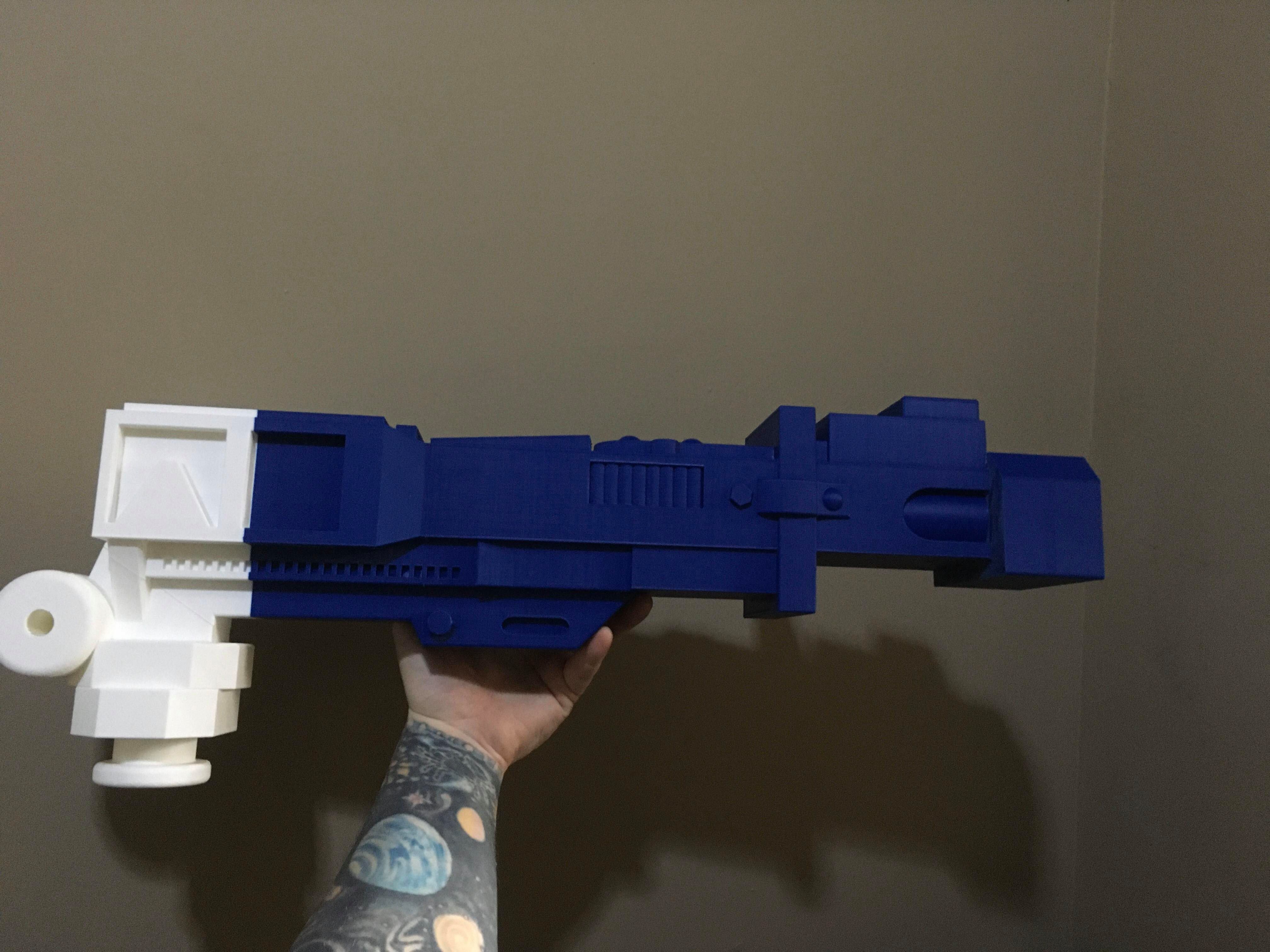 Machine gun and jetpack heavy infantry mandalorian combo 3D model 3D