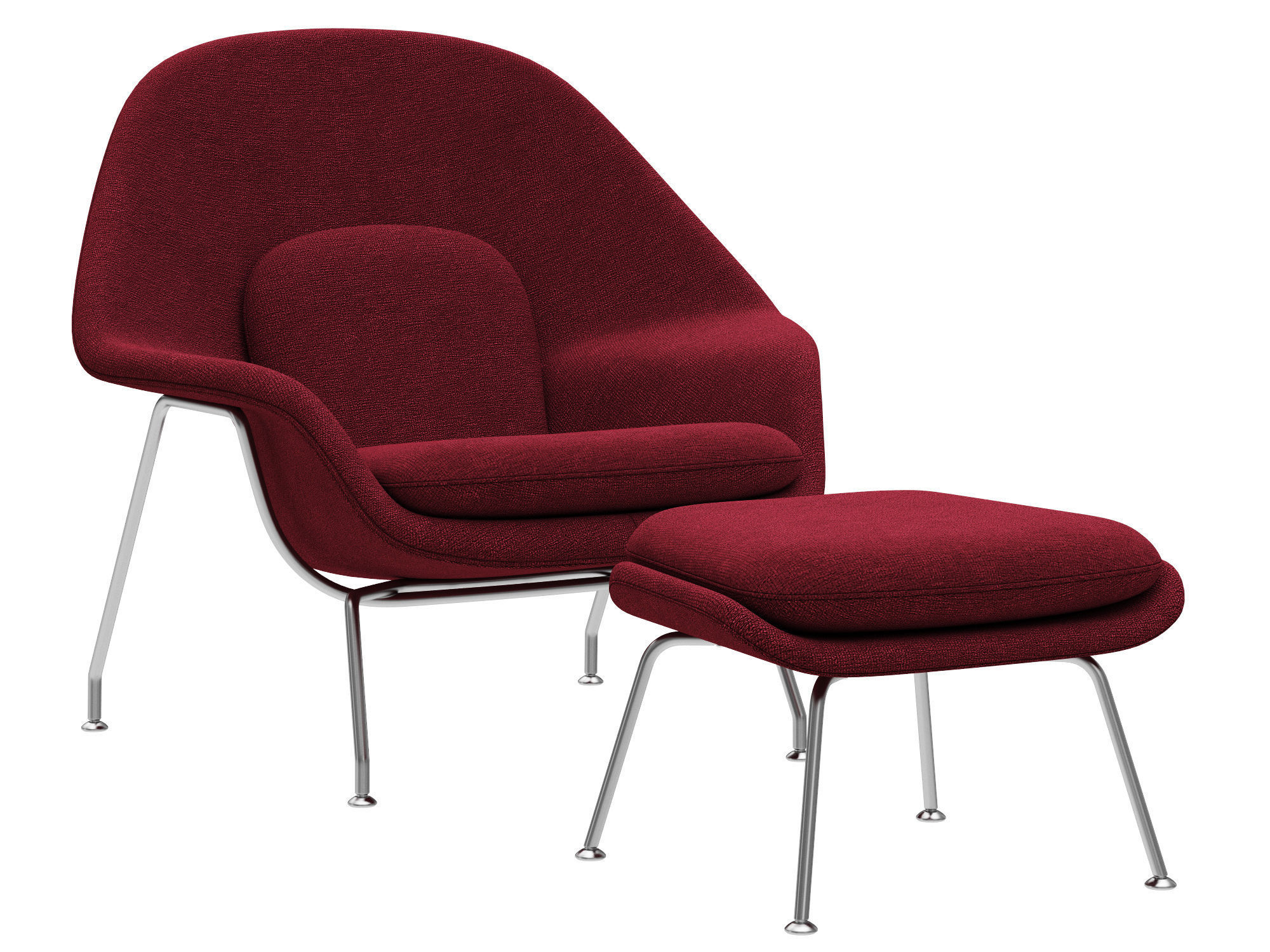 Knoll Saarinen Womb Chair and Ottoman