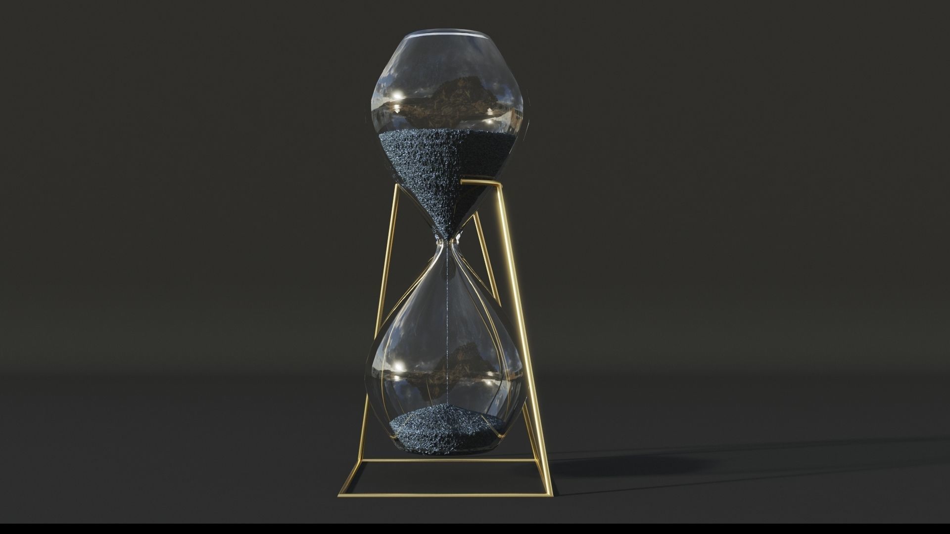 Hourglass Lowpoly
