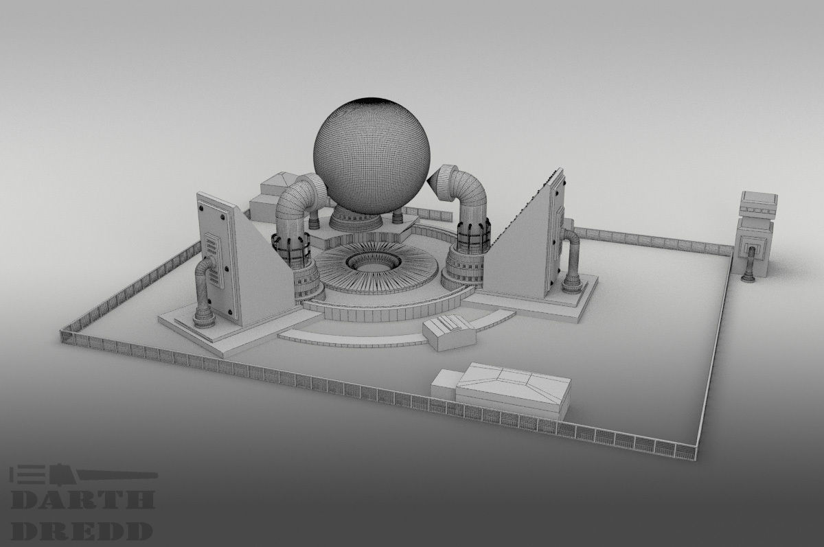 Red Alert 2 Soviet Iron Curtain 3D model CGTrader