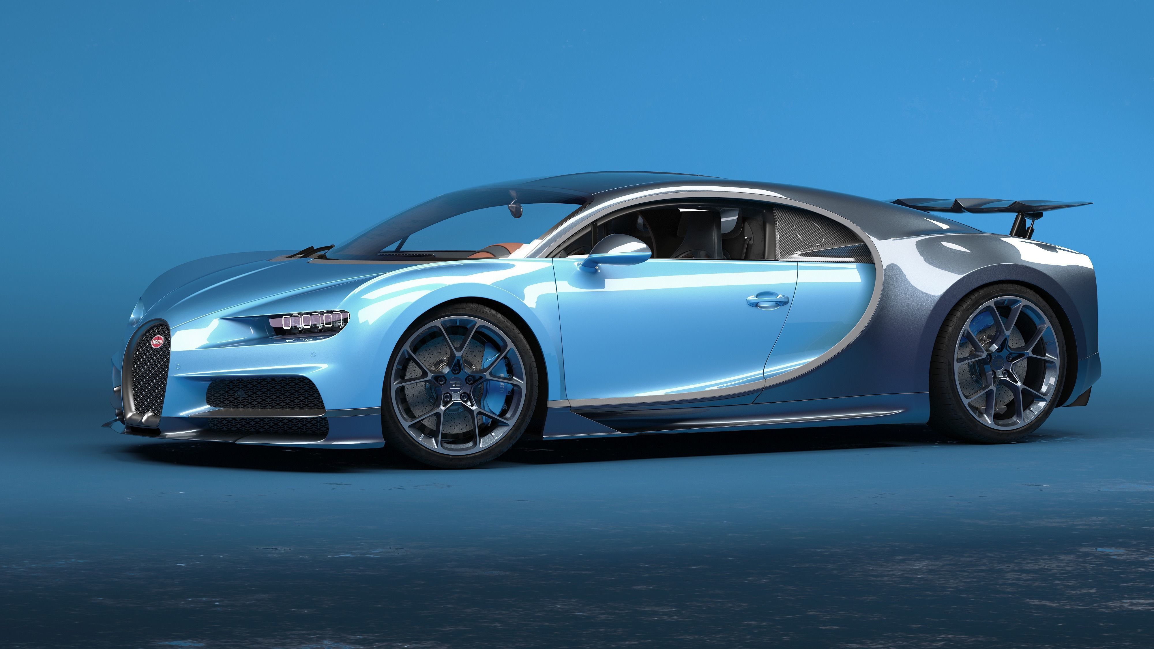 Bugatti Chiron 2016 corona render 3D model