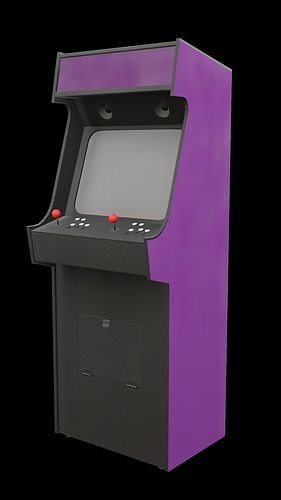3D model Classic Arcade Machine VR / AR / low-poly | CGTrader