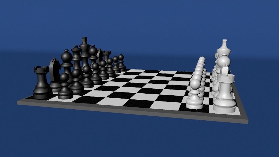 Chess FREE 3D model 3D model