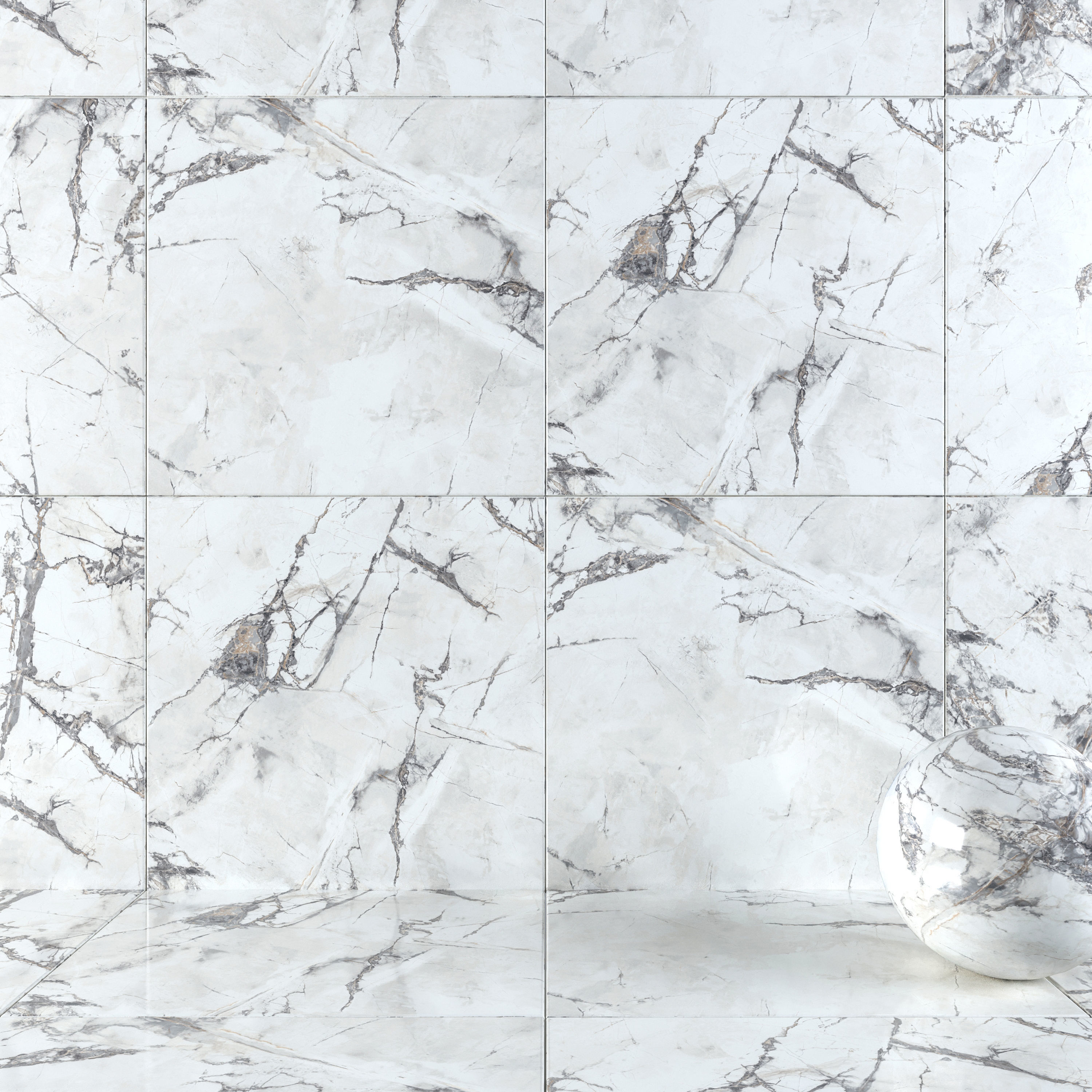 3D Wall Tiles 51 Set 2 CGTrader