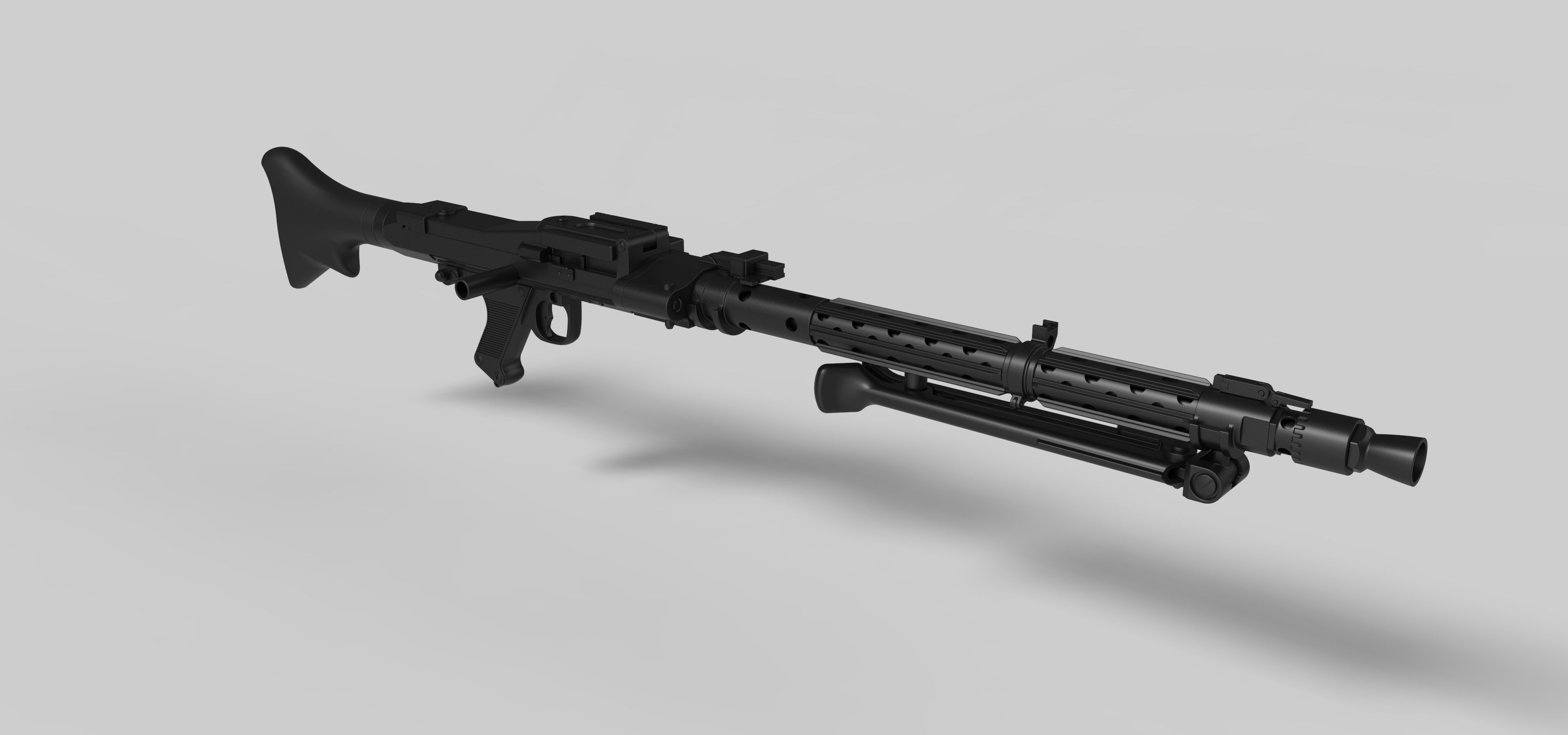 Stormtrooper Heavy Blaster Rifle DLT19 from Star Wars 3D model CGTrader