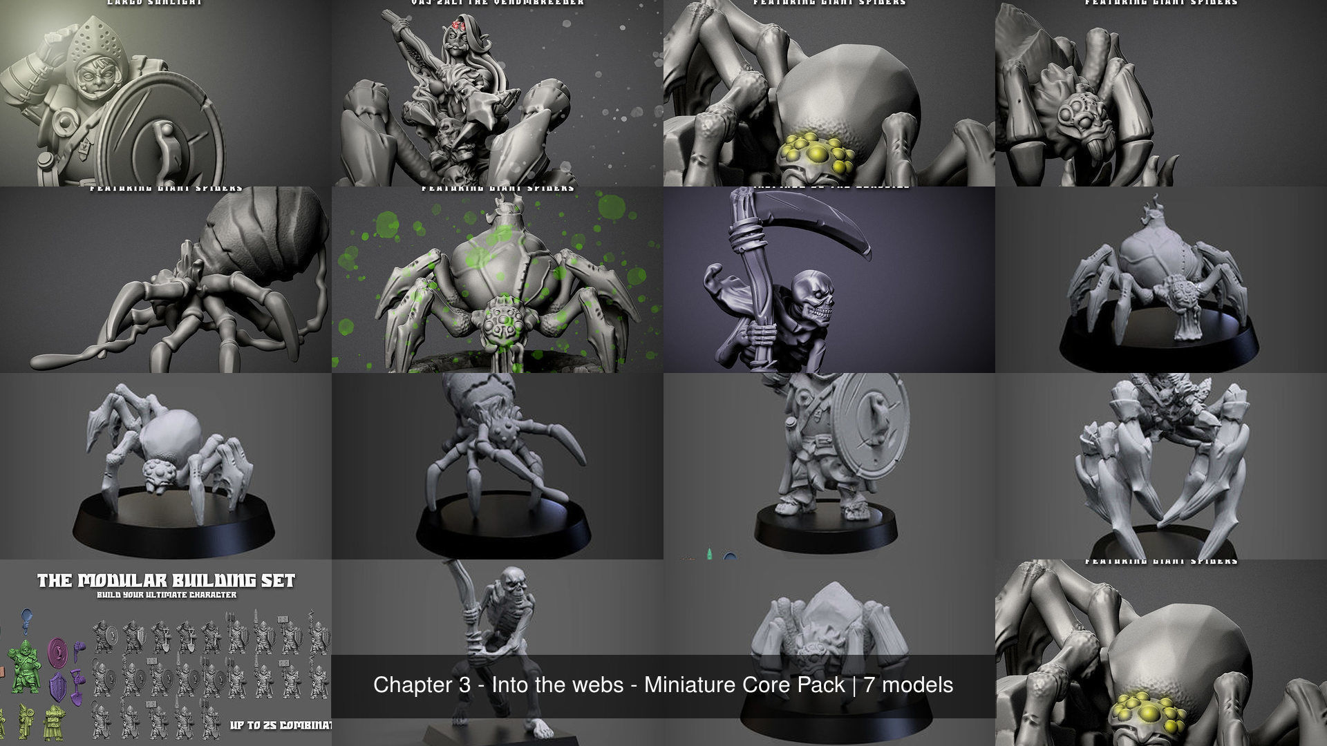 Chapter 3 - Into the webs - Miniature Core Pack
